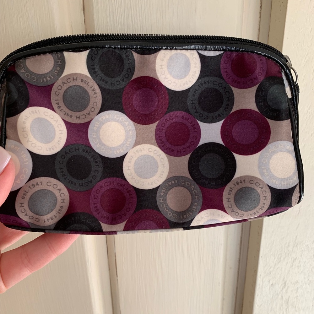 Coach makeup bag